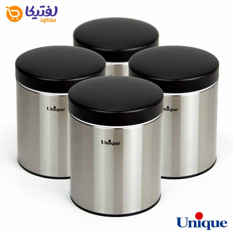 ابعاد سطل حبوبات استیل یونیک un 4460