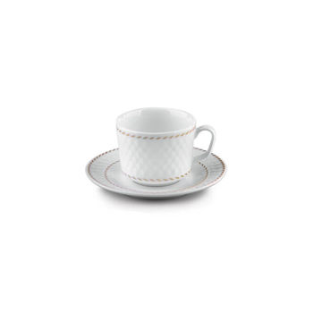 سرویس چای خوری 12 پارچه رادیانس میلانو سفید