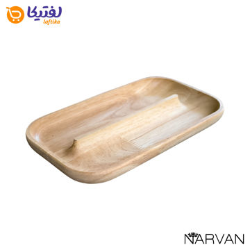 جای قاشق و چنگال چوبی نارون بزرگ 30 میل R3011