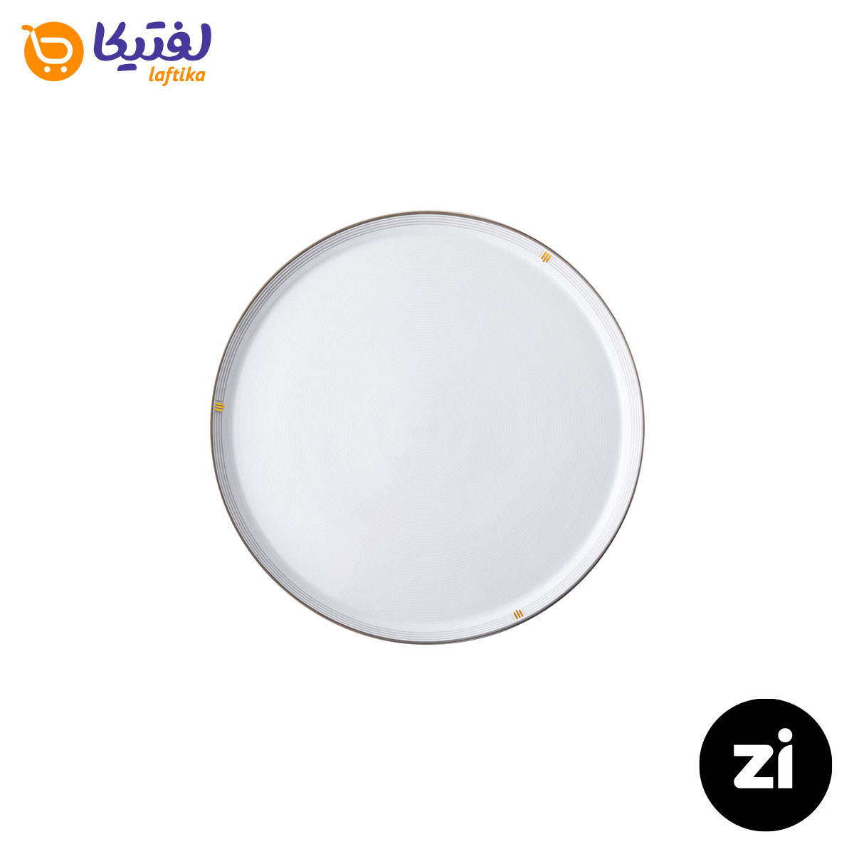 بشقاب تخت چینی زرین (Zi) فرم اس اپرا سایز 12