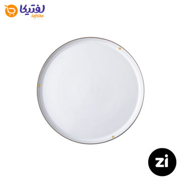 بشقاب تخت چینی زرین (Zi) فرم اس اپرا سایز 18