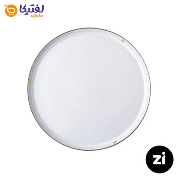 بشقاب تخت چینی زرین (Zi) فرم اس اپرا سایز 24