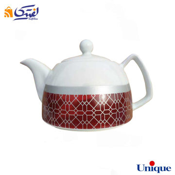 قوری چینی یونیک مدل میبد سرخ UN-7542