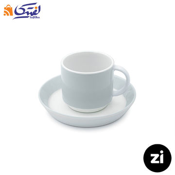 فنجان و نعلبکی قهوه خوری ZI فرم اس چینی زرین