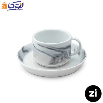 فنجان و نعلبکی چای خوری اس چینی زرین