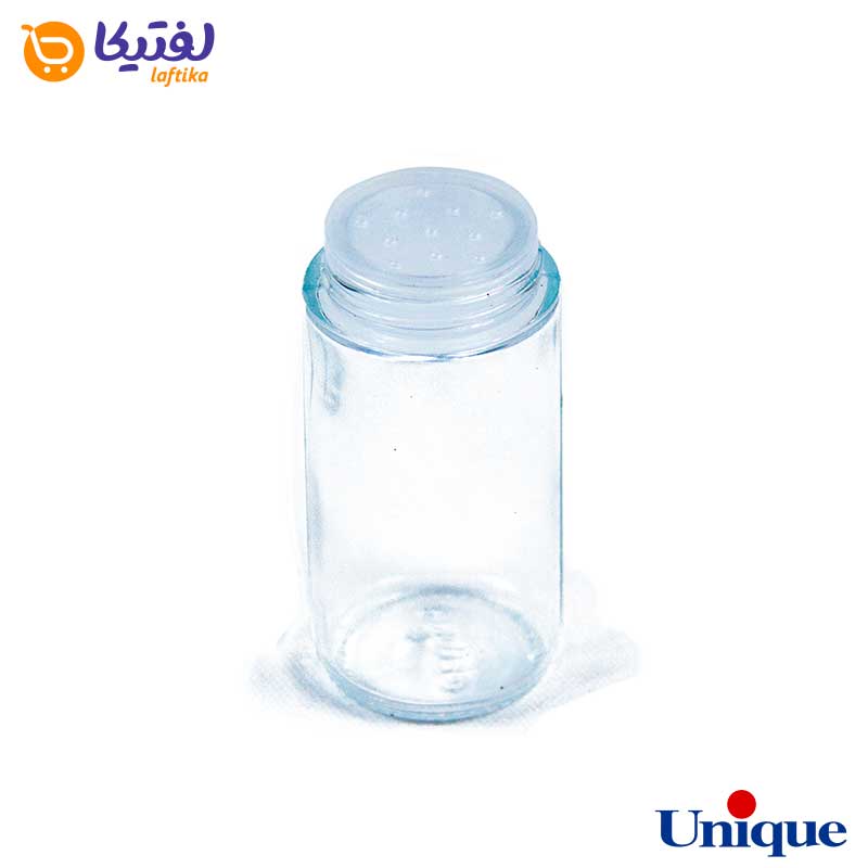 ظرف بانکه شیشه ای یونیک با درب چوبی UN-6122