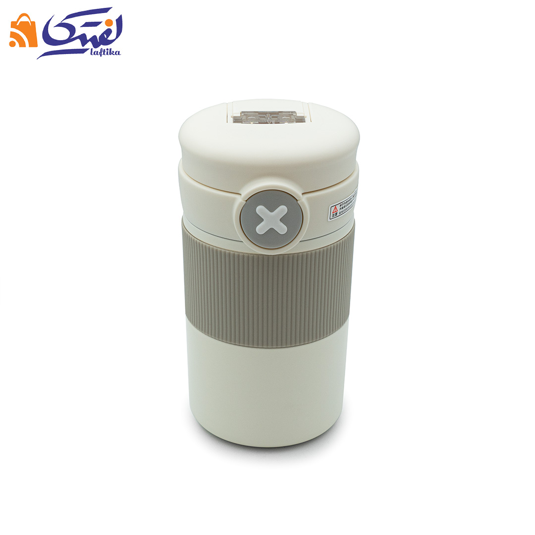 تراول ماگ Modern JQ-139 دوجداره دو درب نی دار