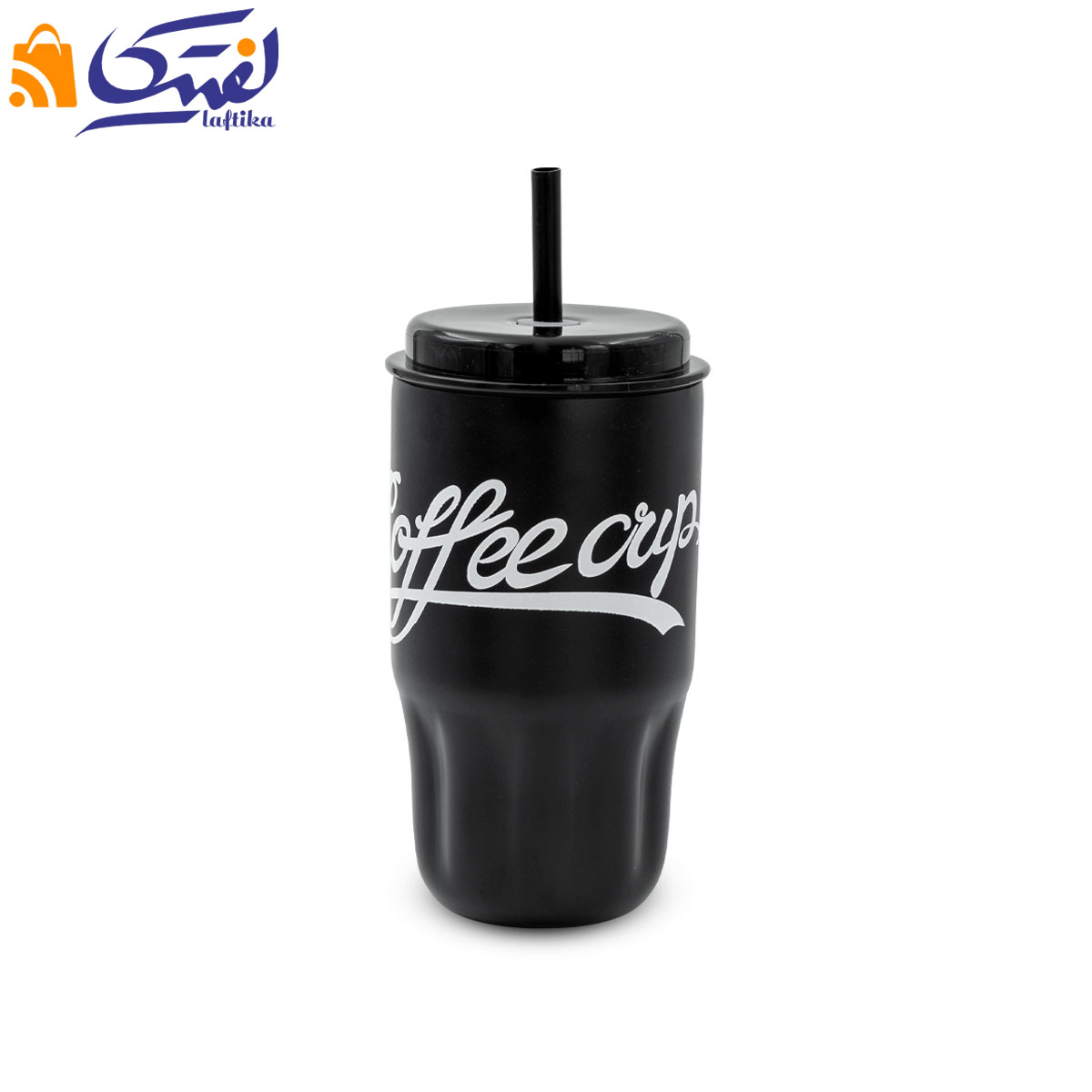 لیوان استیل coffee cup نی دار