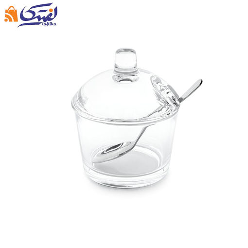 ظرف شیشه ای ساده قاشق دار کد GB1853-1