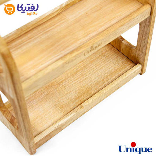 پایه تک چوبی (ست جا حبوباتی چوبی دو طبقه یونیک UN-6127)